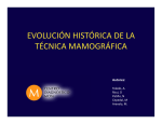 EVOLUCIÓN HISTÓRICA DE LA TÉCNICA MAMOGRÁFICA