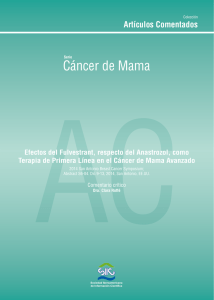 Articulo comentado sobre estudios científicos de Fulvestrant