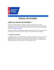 Cáncer de tiroides - American Cancer Society