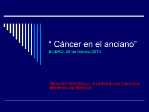 Cáncer en el anciano