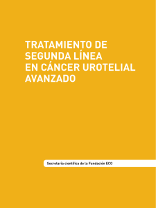tratamiento de segunda línea en cáncer urotelial
