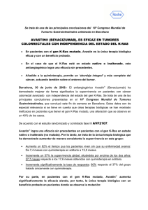 el 75 por ciento de los tumores de mama se diagnostican en fase