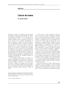 Cáncer de mama