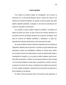 CONCLUSIONES Tras finalizar el presente trabajo de