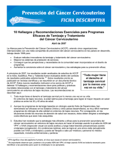 diez hallazgos y recomendaciones