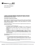 carta circular - Cartas Circulares – Triple