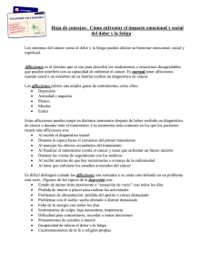 Tip Sheet: Coping with Emotional and Social Impact of Pain and