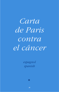 Carta de Paris contra el cáncer