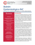 Boletín Epidemiológico INC - Instituto Nacional de Cancerología