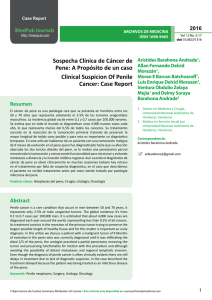 Sospecha Clínica de Cáncer de Pene: A