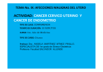 TEMA IX: CANCER CERVICO UTERINO (CCU)