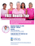 FREE Health Fair - Gold Coast Health Plan