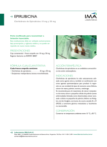 epirubicina - Laboratorios IMA
