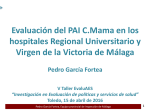 Evaluación del PAI C.Mama en los hospitales Regional
