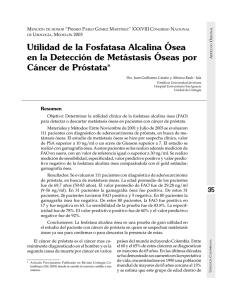 O Utilidad De La Fosfatasa Alcalina Ósea En La Detección De