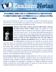 exalumnas que con su conocimiento, experiencia y compromiso