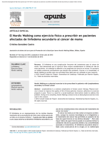 El Nordic Walking como ejercicio f&iacute;sico a prescribir en