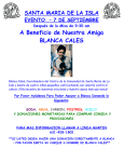 blanca cales fundraiser flyer for bulletin aug 2014