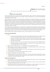 C&aacute;ncer de est&oacute;mago