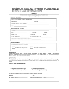 MODIFÍCASE EL ANEXO N°3, “FORMULARIO DE CONSTANCIA