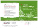 Talleres Psicooncología - MD Anderson Cancer Center Madrid