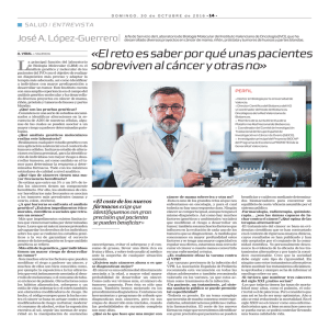 José Antonio López Guerrero - Instituto Valenciano de Oncología
