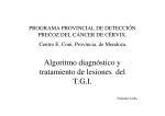 Algoritmo diagnóstico y tratamiento de lesiones del T.G.I.