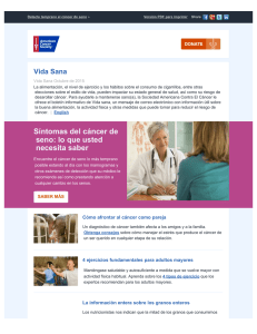 Síntomas del cáncer de seno: lo que usted necesita saber