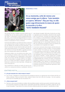 entrevista - Qué Sienten Los Pacientes