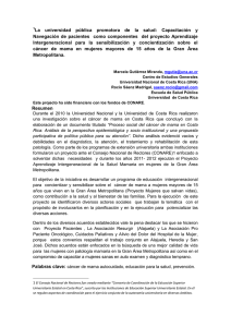 La universidad pública promotora de la salud: Capacitación y