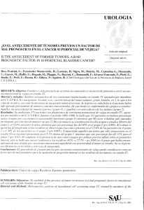 Es el antecedente de tumores previos un factor de mal pronostico