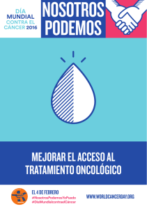 mejorar el acceso al tratamiento oncológico