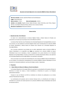 Reuni&oacute;n del Comit&eacute; Ejecutivo de la Secci&oacute;n SEOM de C&aacute;ncer