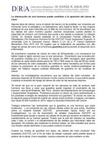 La disminución de una hormona puede contribuir a la aparición del