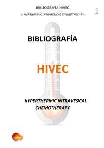 bibliografía hivec hyperthermic intravesical