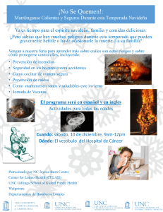 &iexcl;No Se Quemen! - UNC School of Medicine