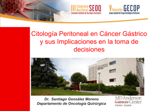 Diapositiva 1 - SEOQ Sociedad Española de Oncología Quirúrgica