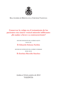 Conservar la vejiga en el tratamiento de los pacientes con cáncer