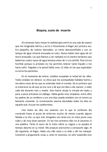 Biopsia, susto de muerte