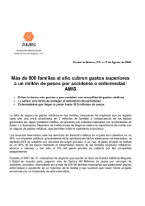 Más de 800 familias al año cubren gastos superiores a un millón de