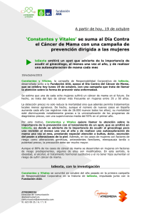 Campaña contra el Cancer