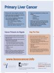 Primary Liver Cancer - Cáncer Primario de Hígado