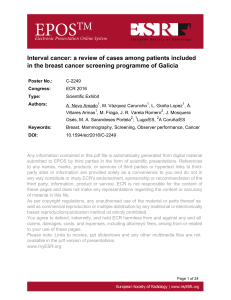 Interval cancer: a review of cases among patients included in the