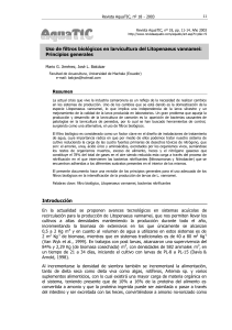 Uso de filtros biológicos en larvicultura del