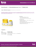 Esterilizador + Calientabiberones 2 en 1 TMBAC005