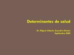 Determinantes de salud y enfermedad