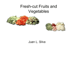 Fresh-cut Fruits and Vegetables