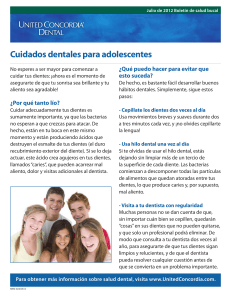 Cuidados dentales para adolescentes