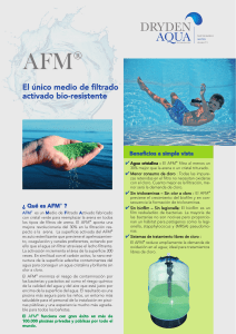 El &uacute;nico medio de filtrado activado bio-resistente