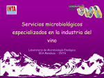 Servicios microbiológicos especializados en la industria del vino